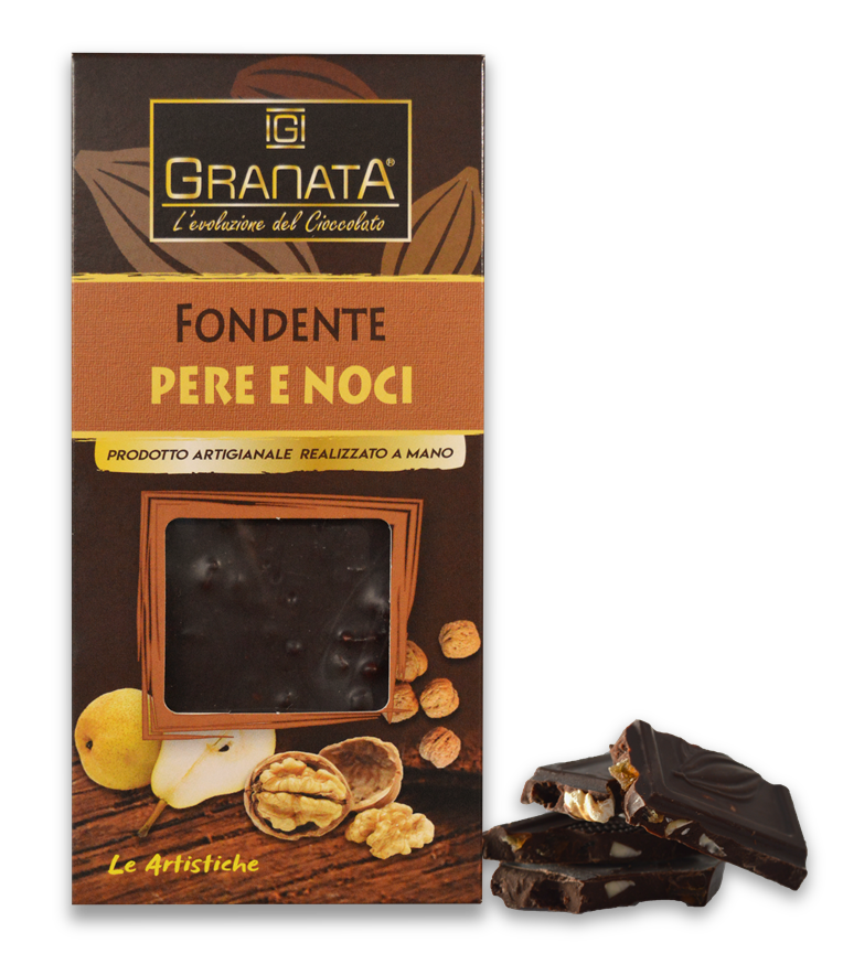 Tavoletta Granata Fondente Pere e Noci Le Artistiche