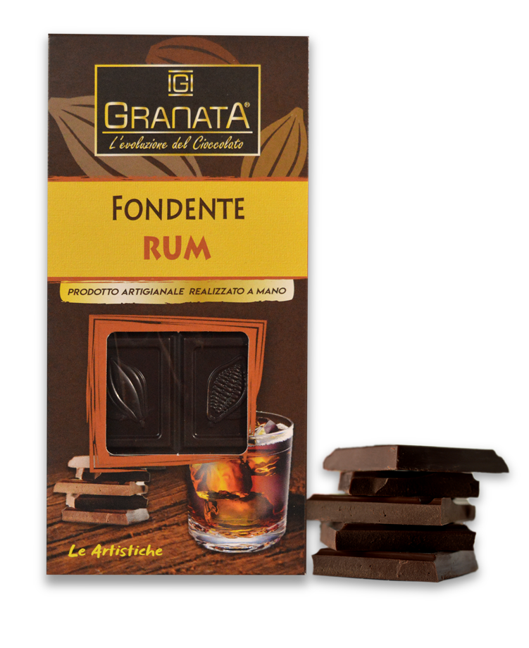 Tavoletta Granata Fondente Rum Le Artistiche