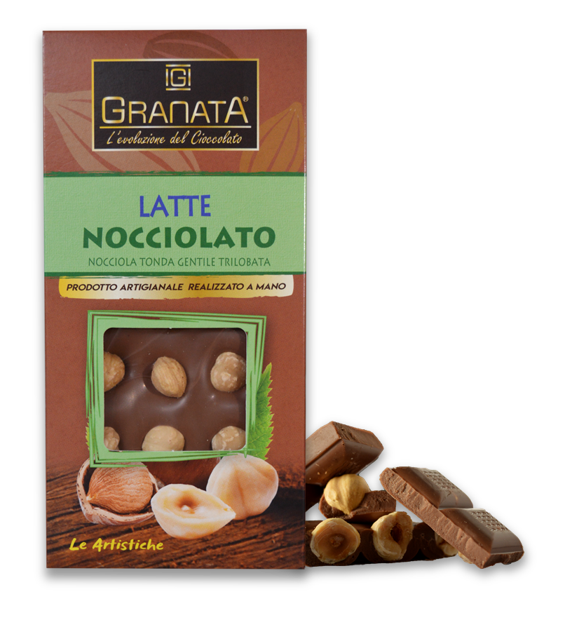 Tavoletta Granata Latte Nocciolato TGT tonda gentile trilobata Le Artistiche