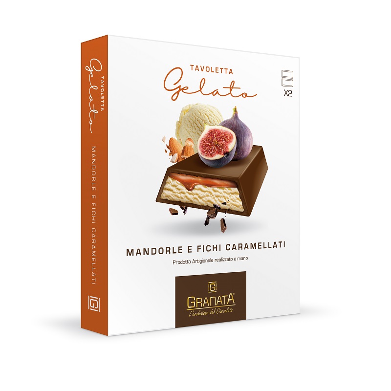 Tavoletta Gelato Mandorle Fichi Granata