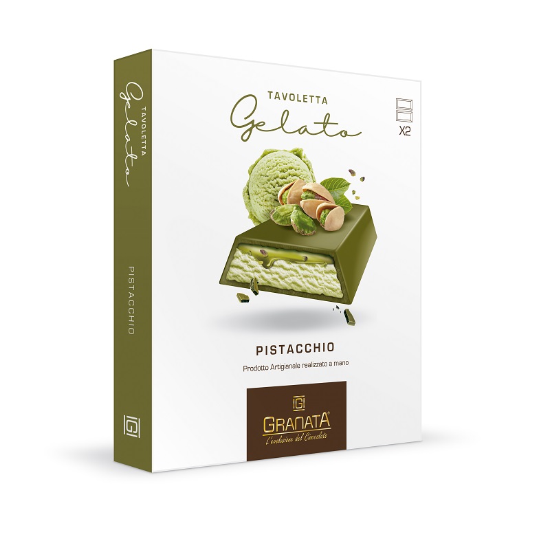 Tavoletta gelato pistacchio Granata Cioccolato